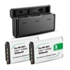 OHZHAO 2 Pack NP-BX1 Battery with Charger, 1520mAh Battery for
