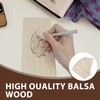 12-Pack Balsa Wood Sheets 200x100x1mm Lightweight Craft Balsa Wood Thin