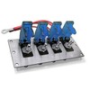 MGI SpeedWare 4 Gang Metal Toggle Switch Panel, Safety Flip