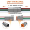Flytuo Deutsch DT 6 Pin Connector 2 Pack - Waterproof