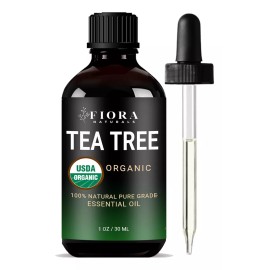 Fiora Naturals Aceite Esencial De Árbol De Té Orgánico 100% Puro