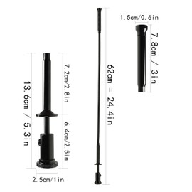 Claw grabber pickup tool，24.4 in Claw Grabber Tool with LED Light grabbing tool claw grabber pickup tool for Litter Pick Home Sink Drain and Metal small items (Black)