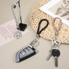 QfwdfcTrenz 3 Pcs Bling Rhinestone Keychain Wristlet, Crystal Phone Lanyard