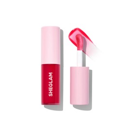 SHEGLAM Jelly Wow Tinted Lip Oil Plumping Lip Gloss Natural -Pinky Swear