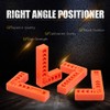 Swpeet 4Pcs 3" Degree Positioning Squares, 90 Degree Angles Clamping