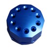 Screwdriver Storage Rack 10 Holes Aluminum Alloy Rotating Screwdriver Organizer