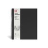 TRU RED Large Soft Cover Ruled Notebook, Black, 3/Pack