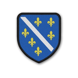 Copytec Patch Republic of Bosnia and Herzegovina Coat of Arms Royal Lily Dynasty #41668