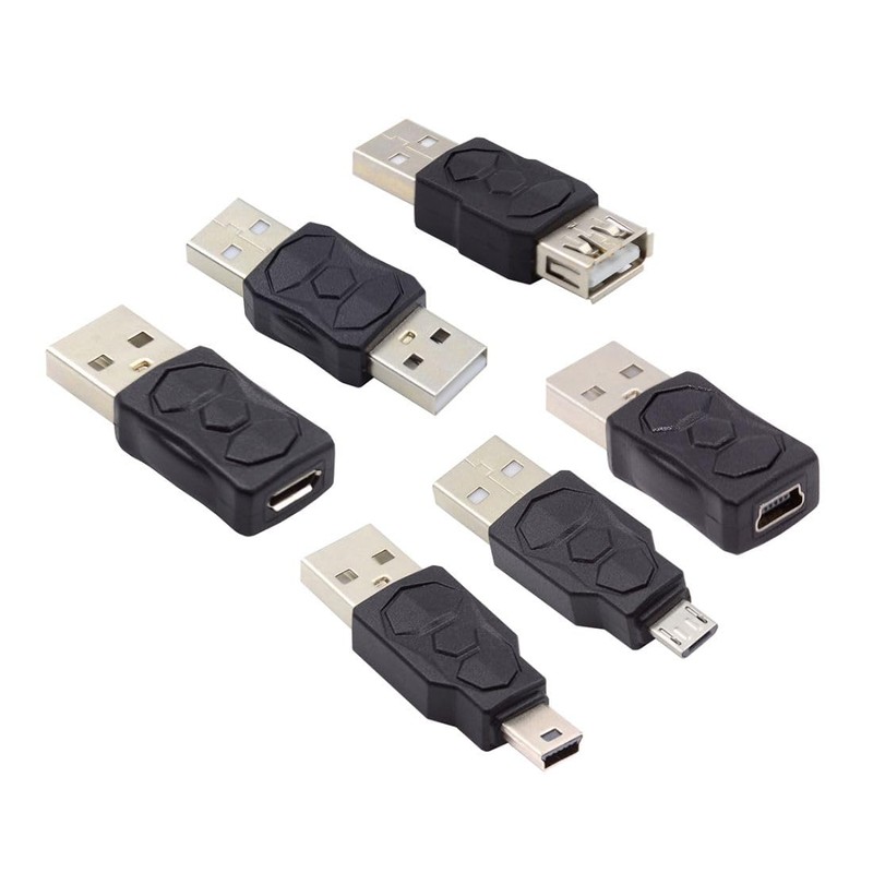 chenyang - Paquete de 6 adaptadores USB 2.0, USB 2.0