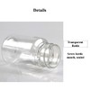 50PCS 30ml/1oz Empty Refillable Plastic Round Bottles Storing Tablet Container