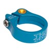 KCNC Bicycle Lightweight Seatpost Clamp Rhodolite Titanium Bolt 31.8MM Blue