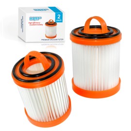 HQRP 2-Pack Dust Cup Filter Compatible with Eureka 5700, 5740A, 5810A, 5811A, 5812A, 5813AV, 5815AV, 5856, 5857, 5859ASZ, 5860AVH, 5860AVZ, 5860BVZ Litespeed Whirlwind Bagless Vacuum Cleaners