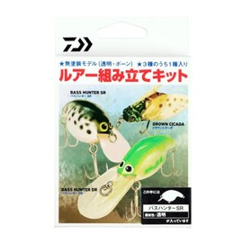 DAIWA Plastic Model Lure, Lure Assembly Kit, Drunk Cader Bone