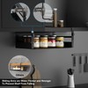 AmonHouseware 2 Pack Under Shelf Basket Organizers,Adjustable Hanging Under Cabinet