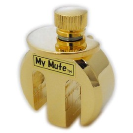 My Mute バイオリン用消音器 高級金メッキ仕上げ 重量約65g MM-V