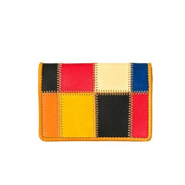 Trion DPC808MTW Card Case, Multi-Color, Genuine Leather, Business Card Holder, Pass Case, Card Case, Large Capacity, Thin, mulch