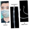 Ciieeo 12Pcs Reusable Mask Support Strap Shaped Protection Strip for