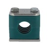Tubeclo 3/8'' Standard Series Pipe Clamp, Polypropylene with 316 Stainless