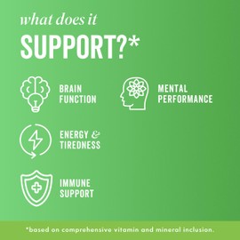 Grass & Co. Grass & Co | Focus Lion's Mane Mushroom Capsules | Supports Cognitive Health | 60 Capsules | 30 Servings | Lion's Mane Extract, Ginseng, Omega-3, Vitamins B12 & D