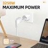 2 Pack Travel Adapter Italy - L Type European Plug