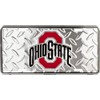 Ant Enterprises Ohio State Buckeyes Diamond Football 6"x12" Aluminum License