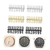 LALAFINA 45 Sets Arabic Clock Numerals Replacement DIY Digital Numbers