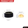 RCAWD 1.2" SCX24 Beadlock Wheels Full Brass & Wheel Hex