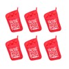 6Pcs Christmas Pot Holders with Pocket Heat Resistant Hot Pad