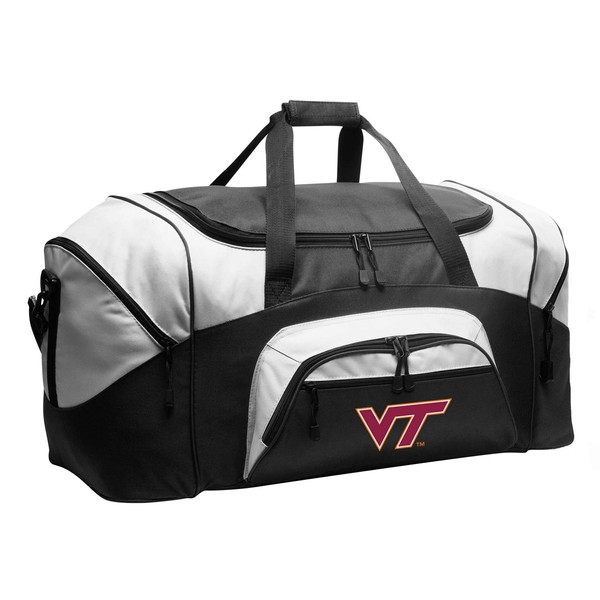 Large Virginia Tech Duffel Bag Virginia Tech Hokies Suitcase or Gym Bag for Men Or Her