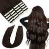 SURNEL Tape in Hair Extensions Human Hair 16 inch Tape