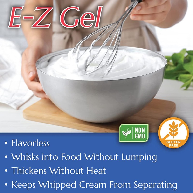 Cornaby's E-Z Gel Instant Food Thickener, 16oz. Gluten-Free, Non-GMO, All-Natural,