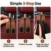 2-in-1 Car Headrest Hook for Bags – Compact Seat-Back Organizer