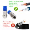 Gaobige Coax Cable Crimper Tool Kit, rg6 rg59 Coaxial Compression
