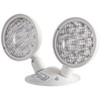 Enjvvs Emergency Remote Head Lighting, Double Head Emergency Light, Adjustable