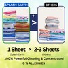 Splash Earth Laundry Detergent Sheets Made in USA (64 Loads,
