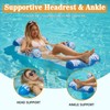 Inflatable Pool Floats Adult, 5-in-1 Floating Lounge Chairs with Detachable