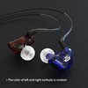 BASN in-Ear Monitor, Dual Drivers Headphones (Earbuds/Earphones/ Headset) MMCX Silver-Plated