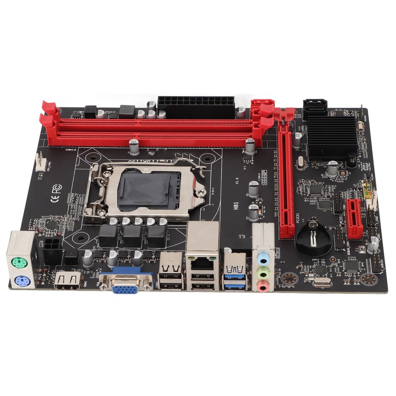 DDR3 Motherboard 1156 Pins Support DDR3 Dual Channel 100M Network