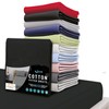 Dreamzie - Fitted Sheet 70x190/200-100% Jersey Cotton Oeko Tex Certified