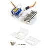 1PC Clear Plastic Mounting Bracket for SG90 Micro Servo Clear