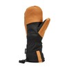 Gordini Men's Polar Mitten, Black/Buff, Medium