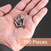 790 Piece M3 M4 Screws Set, Countersunk Screws Nuts Set,