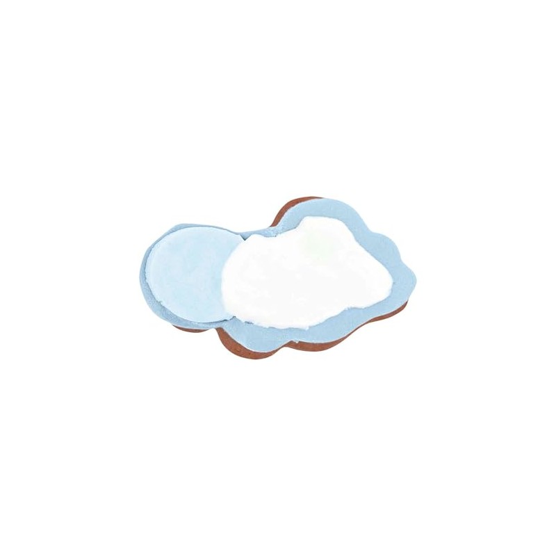 Städter 064348f Cookie Cutters Cloud 6.5 cm Stainless Steel Dishwasher