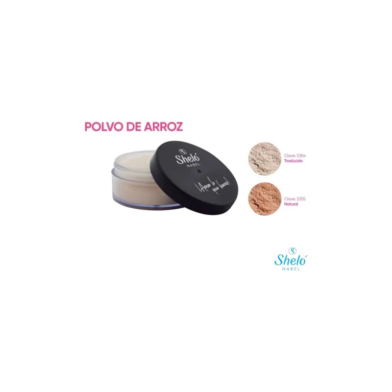Cosmetico Polvo De Arroz Natural Shelo Nabel® 16grs.