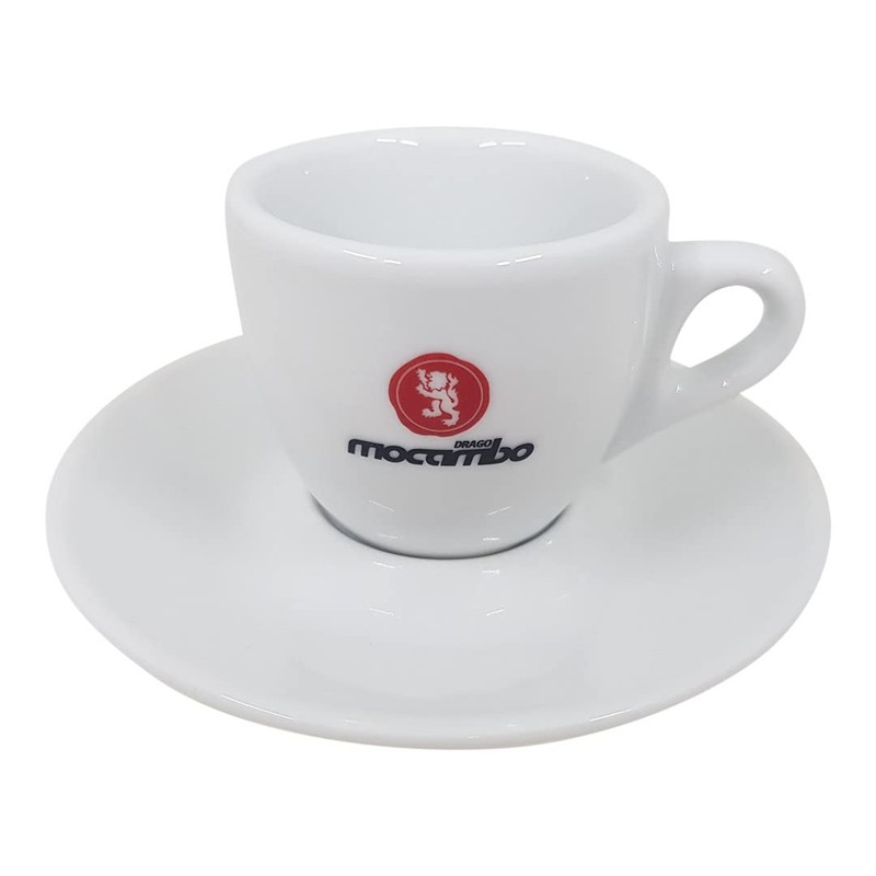 Drago Mocambo Caffe Espresso Cups with Saucers Set of 6