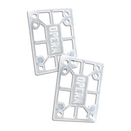 Opera Skateboard Riser Pads - Clear - 1/8"