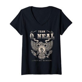Womens Team O Neal Lifetime Member - O Neal Name V-Neck T-Shirt