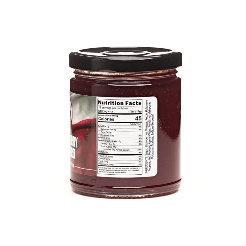 Texas Pepper Jelly Strawberry Habanero Jelly Net Wt. 11 oz