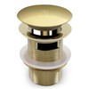 FerdY Pop-up Drain for Freestanding Bathtub, Gold Finish, cUPC Certification,