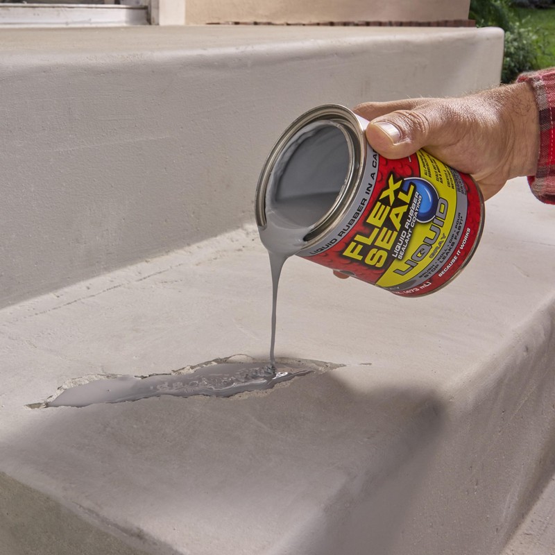 Flex Seal Liquid, Rubber Coating Sealant, Waterproof, Flexible, Breathable, and
